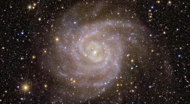  Spiraalvormig sterrenstelsel IC 342. Credit: ESA/Euclid/Euclid Consortium/NASA, image processing by J.-C. Cuillandre, G. Anselmi; CC BY-SA 3.0 IGO