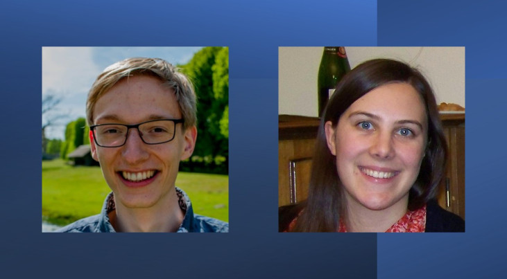 David Doelman (links) en Eva Laplace (rechts). (c) Eigen foto's via LinkedIn en Github