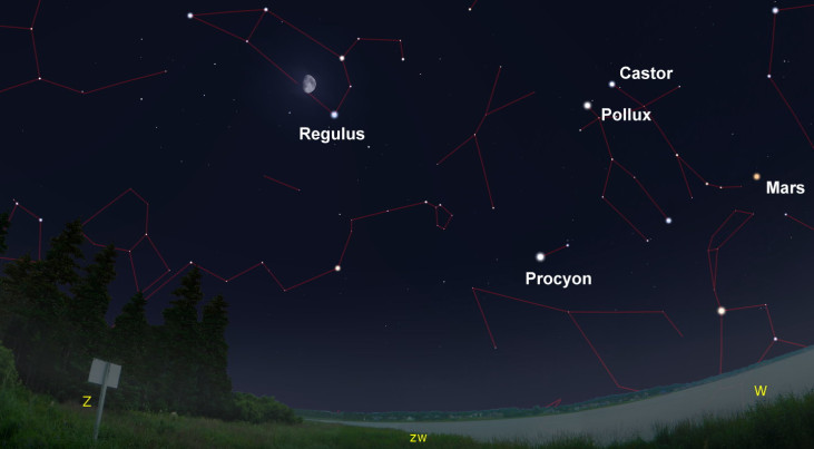 22 april: Meteorenzwerm Lyriden (maan stoort)