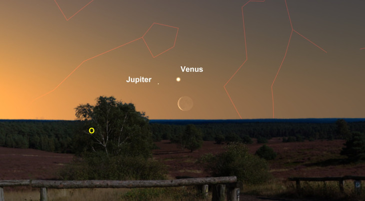 27 april: Maansikkel met Venus