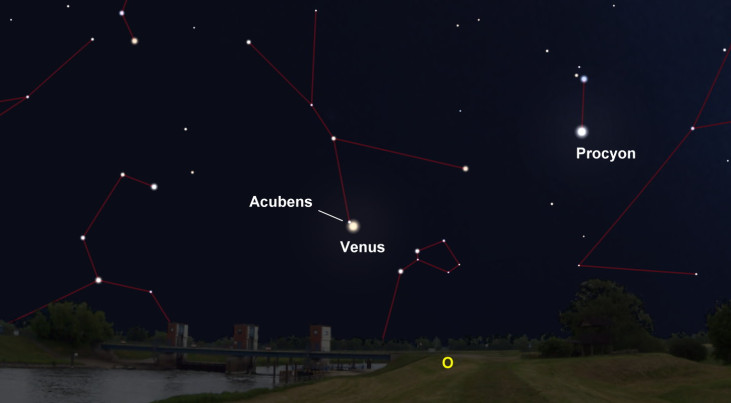 14 september: Venus bij Kreeft