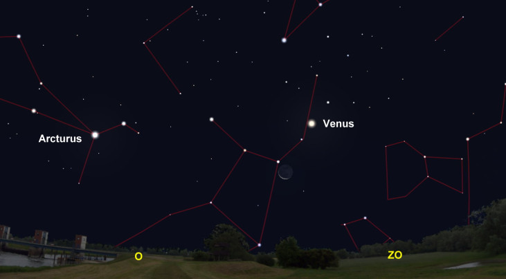 10 november: Venus ver van maan