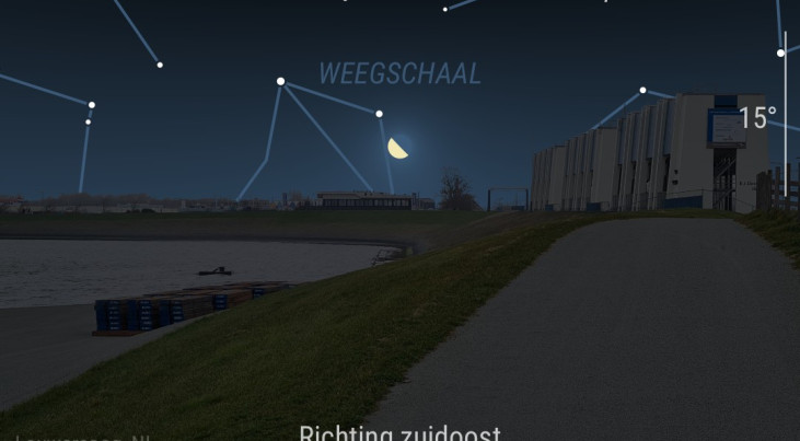 3 februari: Halve maan in Weegschaal