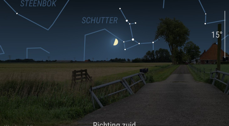 10 oktober: Halve maan in Boogschutter
