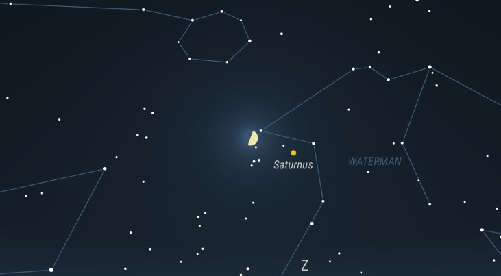 8 december: Jupiter hele nacht zichtbaar
