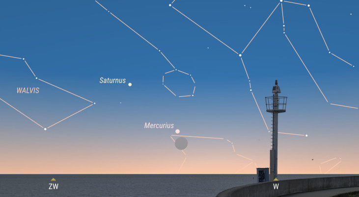 18 februari: Mercurius zichtbaar