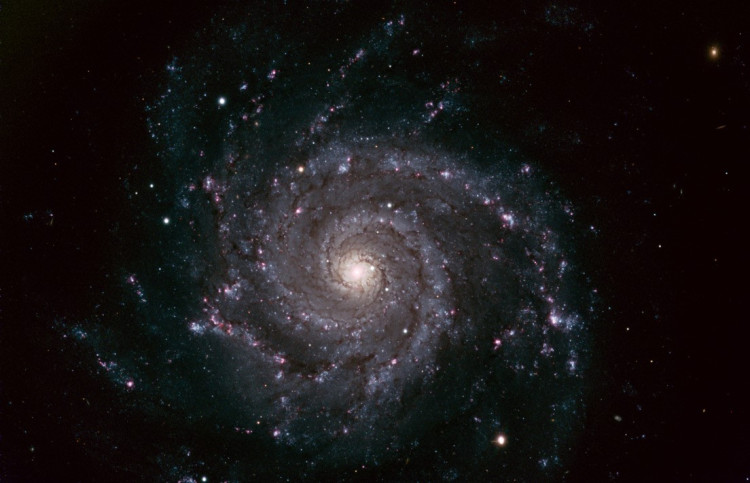Testafbeelding van spiraalstelsel M74