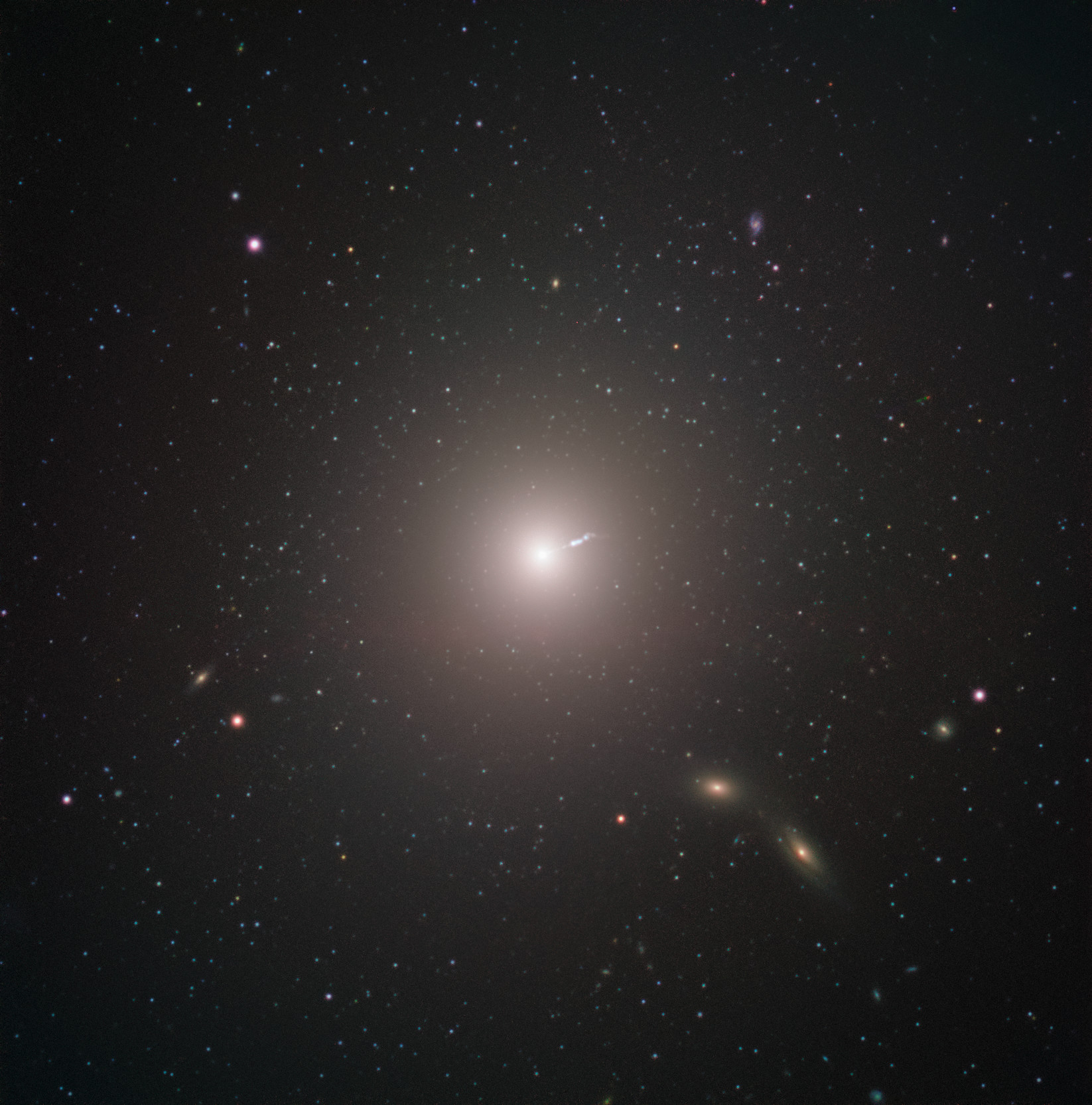 Messier 87, vastgelegd door ESO’s Very Large Telescope. (c) ESO