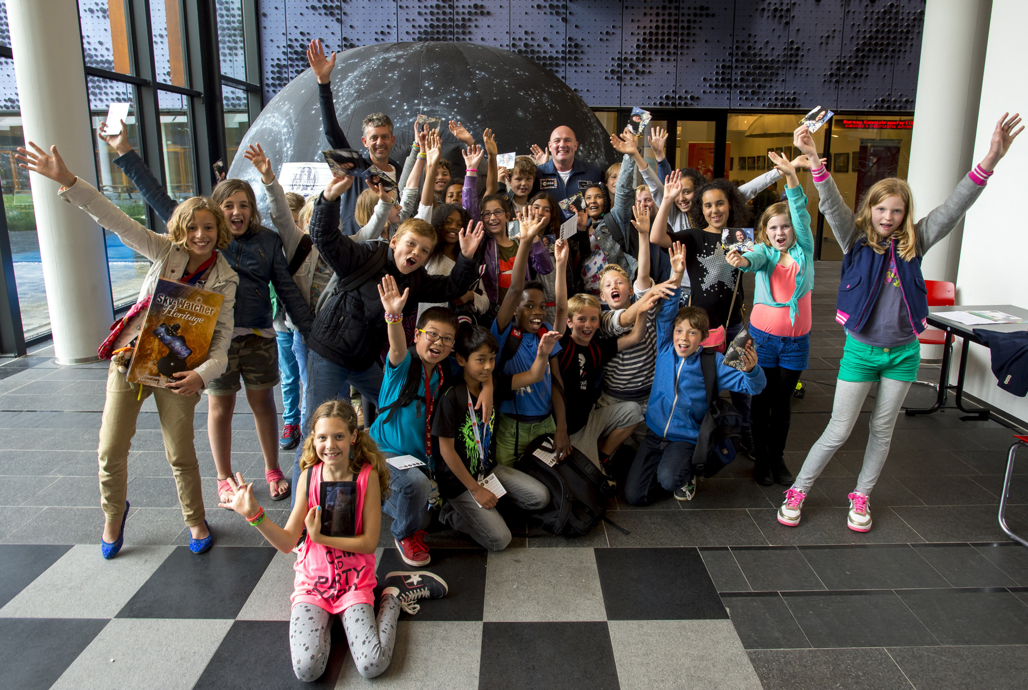 NOVA Mobiel Planetarium bezoekt Texel