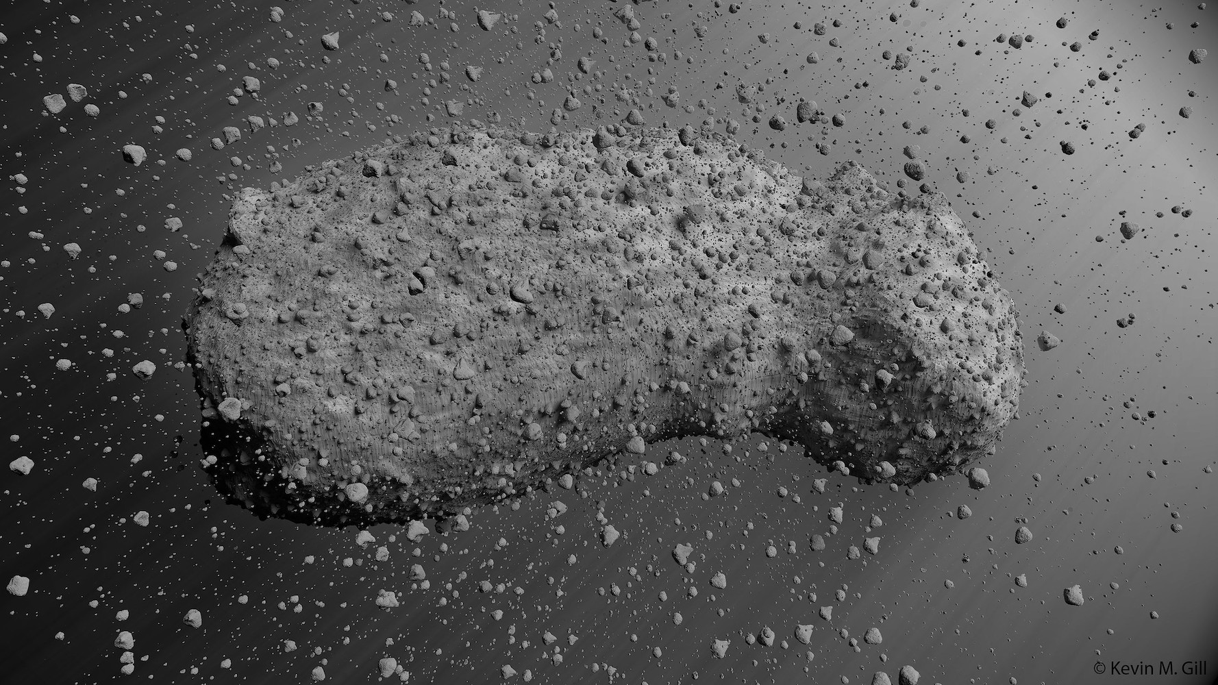 Asteroid Itokawa has characteristics of an air sac